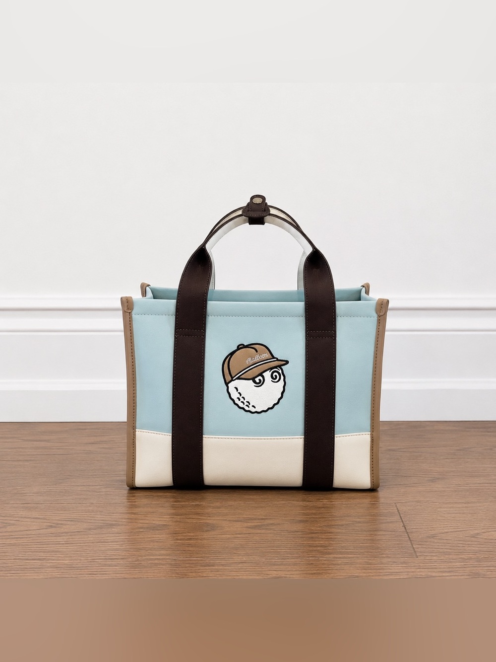 Malbon Golf Mini Tote Bag | Glacier Blue | Premium Everyday Golf Tote